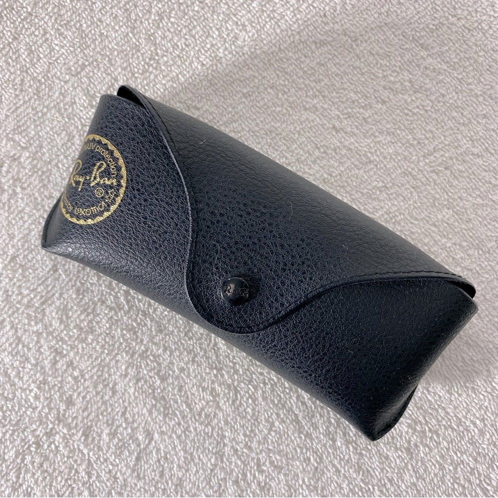 Ray Ban Black Glasses Semi Soft Case